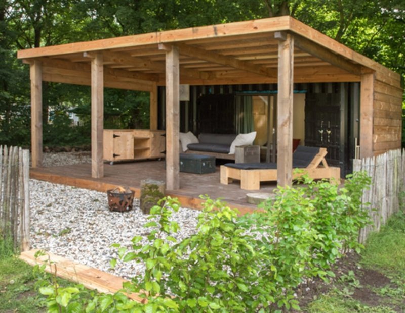 Seecontainer für 3 Personen