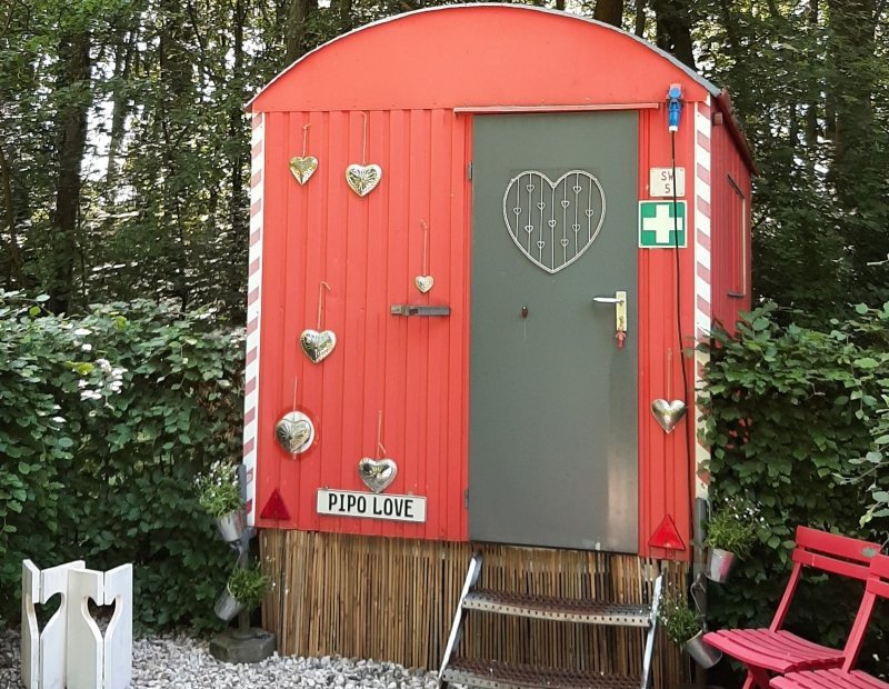 Pipowagen overnachting love